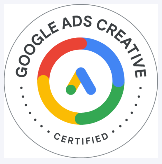 Odznak Google Ads – kreativy